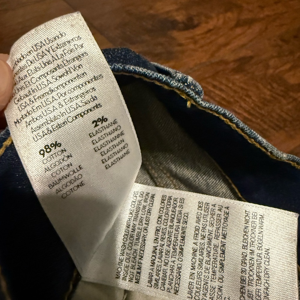 Mother Dropout Denim Jeans Tequila Truth size 25 - Picture 10 of 10